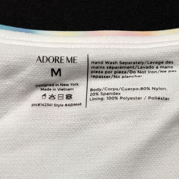 Adore Me Stretch Crop Top. M - Picture 6 of 6